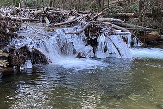 It’s Rare to See a Frozen Waterfall