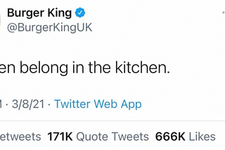 A tweet that backfired on Burger King