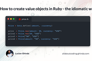 Crafting Immutable Value Objects in Ruby: The Modern Approach