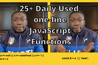 27 Essential One-Line JavaScript Functions Used By Developers Daily
