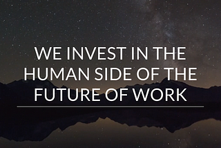 Pathway Ventures: Investing in the Human Side of the Future of Work