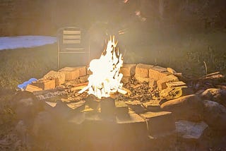 The Welcoming fire (Poem)