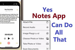 Yes That little Notes App can do a lot more than what you think