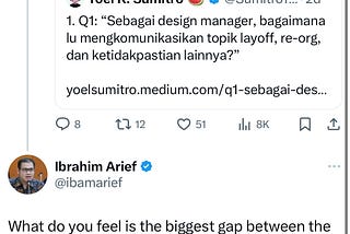 Q6: What do you feel is the biggest gap between the average Indonesian designers/researchers…
