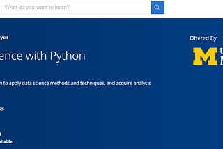 Python 線上課程心得-Applied Data Science with Python by UMN