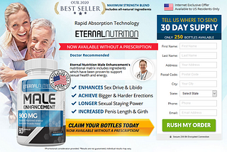 Eternal Nutrition Male Enhancement : Regulates Testosterone Level & Boosts Confidence!