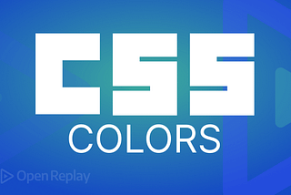 Color types in CSS