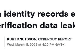 One Billion Identities Were Exposed Because One Company Forgot a Password