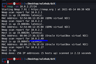 VulnHub: DC: 9