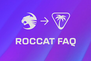 An official marketing image that someone was paid to make showing the Roccat logo and the Turtle Beach logo with an arrow in between them.