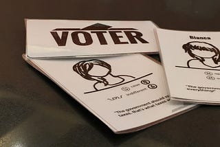 We created an election card game in two days. Here’s what we made.