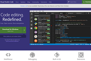 Visual Studio Code Official Website