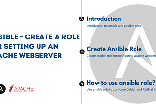 Ansible: Write Ansible role to configure apache webserver