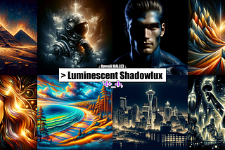 AI Art Styles— Luminescent Shadowlux: Luminous Resonance