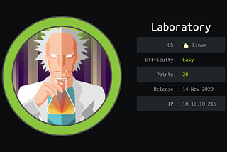 HackTheBox Writeup — Laboratory