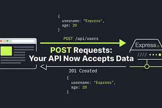 From Zero to MERN: Episode 18: POST Requests in Express: How Your API Receives Data From the…