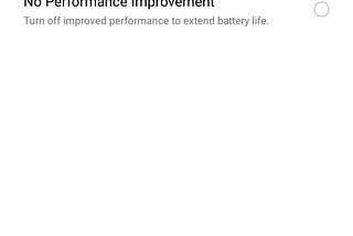 A Not So Simple Way to Mantain Smartphone Performance