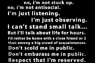 The Life of an Introvert