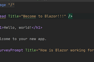 Blazor — Set Title On Server and Client