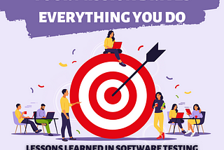 【 Lessons Learned in Software Testing 】 #2 Your mission drives everything you do.