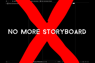 Working without the Storyboard
