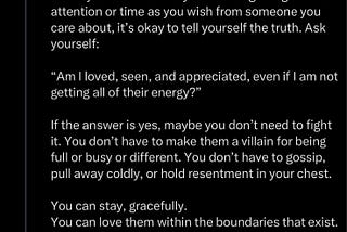 You Want More Than I Can Give.