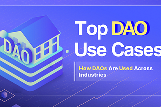 Top DAO Use Cases in 2025 — From Finance to Healthcare