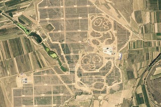 Solar farm in Daton, China © 2017. Planet Labs Inc. All Rights Reserved.