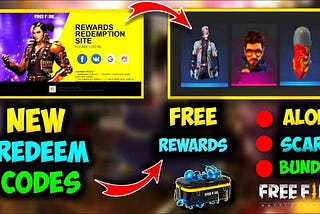 Free Fire redeem codes for india : how to use redeem codes for rewards on website
