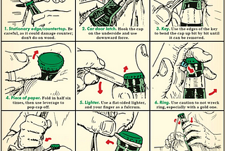 How to Open a Bottle Without a Bottle Opener