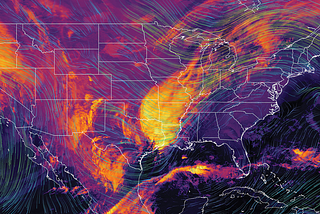 Wind map.