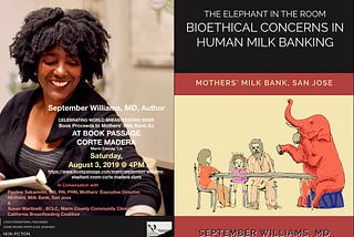 September Williams Author AT BOOK PASSAGE: reading The Elephant in the Room: Bioethical Concerns…