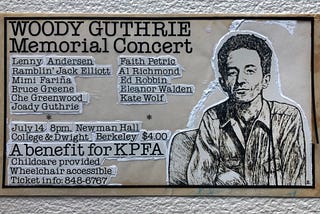 Woody Guthrie Memorial Concert