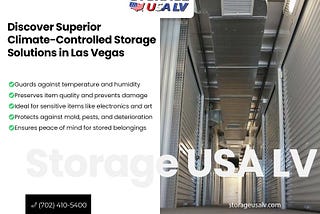 Protect Your Belongings: Las Vegas Climate-Controlled Storage