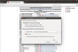Setting up java JDK kit in linux