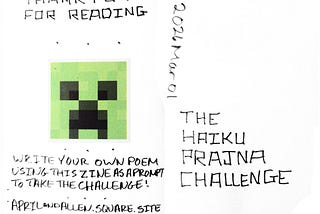 20260301 . The HaikuPrajna Challenge . Minecraft
