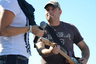 Country Star, Rodney Atkins performing at Keesler Air Force Base