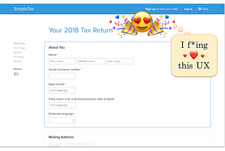 The beautifully crafted user experience of SimpleTax — a UX case study