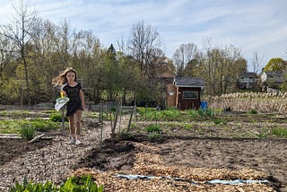 Learning Outdoors at the Community Garden