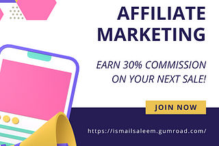 Earn 30% Commission on Your Next Sale! Join Affiliate Program