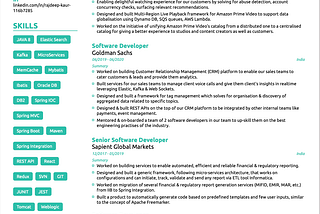 Resume that got me into Amazon as a Software Engineer 2!!