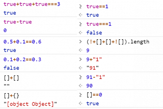 Comparison with “==” and “===” is just a difference of type checking in JavaScript, think again?