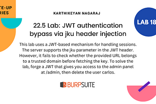 22.5 Lab: JWT authentication bypass via jku header injection