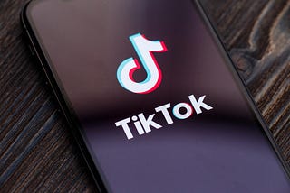 TikTok on a phone