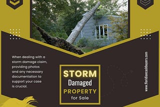 Storm Damaged Property For Sale