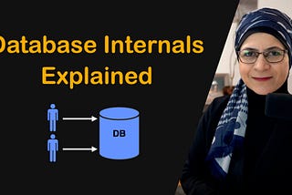 Rakia Ben Sassi presenting Database Internals Explained: The Invisible Engine Behind Every App You Use