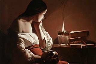 The Magdalen with the smoking Flame by Georges de la Tour