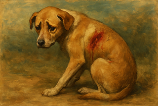 Sometimes we are like wounded animals.