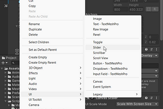 Thruster: Scaling Bar UI