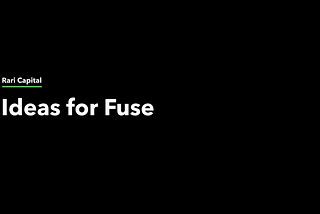 Things Fuse can do